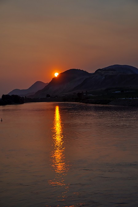 Warm Thompson Sunset 140811-0947